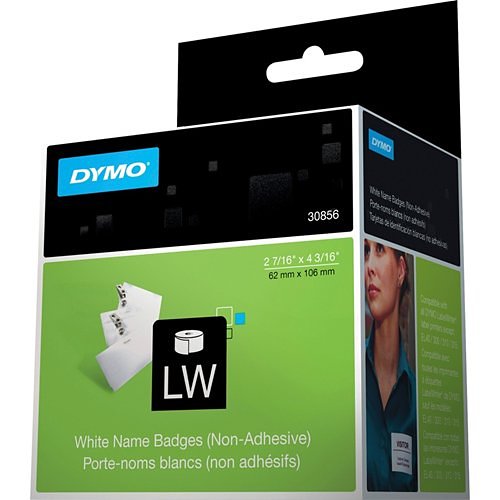 DYMO DYMO 30856 Non-Adhesive Name Badge Labels for Efficient Identification