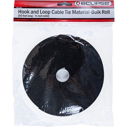 HONEYWELL Eclipse 902-035 Hook and Loop Tape 0.5 Inches 50 Feet Roll Black 902-035