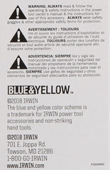 IRWIN IRWIN TOOLS 373100BX Bi-Metal Hole Saw 1 Inch Diameter 350 RPM