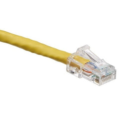 LEVITON Leviton 6D460-1Y CAT6 24/8 UTP Patch Cable, 1 Foot Yellow