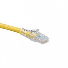LEVITON Leviton 6D460-1Y CAT6 24/8 UTP Patch Cable, 1 Foot Yellow
