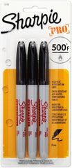 SHARPIE Sharpie 13763PP Industrial Permanent Markers Fine Point Black 3-Pack