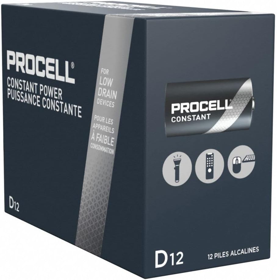 PROCELL Procell PC1300 D Battery 1.5V (Pack of 12) Replacement PC1300