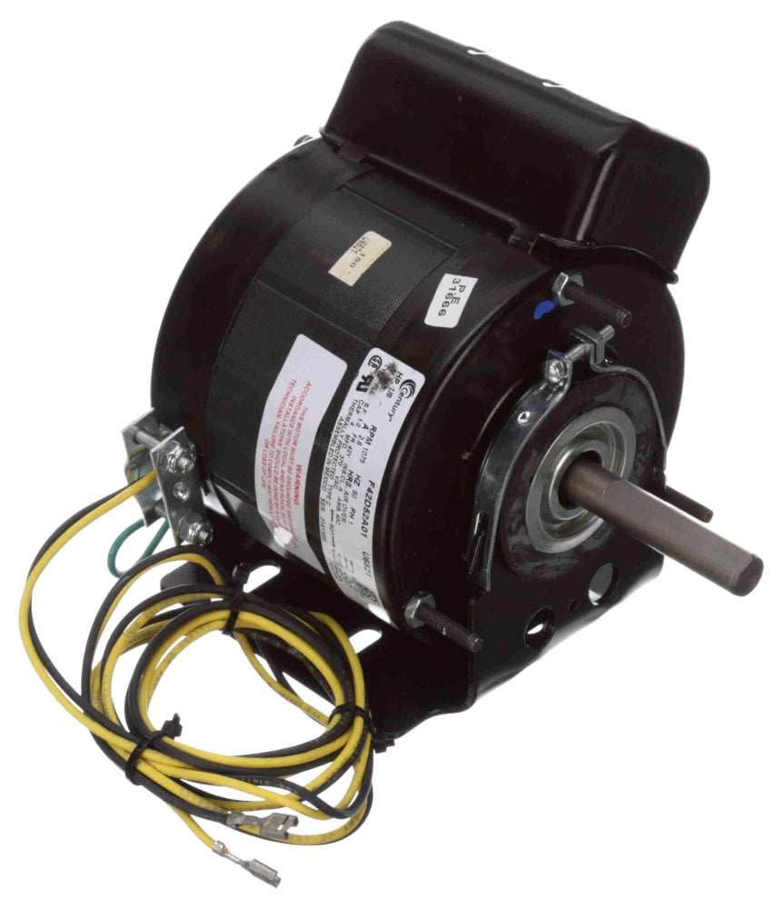 AO SMITH A.O. Smith U6521 1/8 HP 115 VAC 60 Hz 1-Phase 1075 RPM Unit Heater Fan Motor