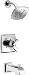 DELTA FAUCET Delta Faucet T17464 Ashlyn 17 Series Dual-Handle Chrome Tub and Shower Trim Kit
