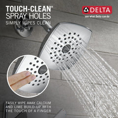 DELTA FAUCET Delta Faucet T17464 Ashlyn 17 Series Dual-Handle Chrome Tub and Shower Trim Kit