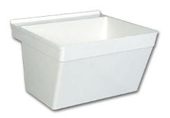 FLORESTONE Florestone WM-1 Utility Sink 22-1/8 Inch x 22-3/8 Inch x 14-1/4 Inch White 1-Bowl