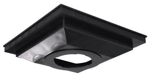 NDS NDS 1830 Low Profile Catch Basin Adapter Kit for Yard/Area Drain 18 Inch x 18 Inch Black