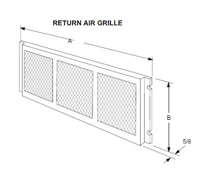 YORK 1RG0451 RETURN AIR GRILLES