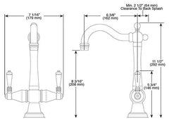 DELTA FAUCET Delta Faucet 62936LF-BZ Tresa Bar and Preparation Faucet 1.8 GPM