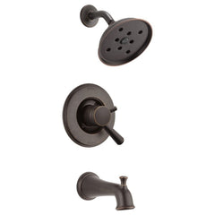 DELTA FAUCET DELTA FAUCET T17493-RB Linden Monitor 17 Series H2Okinetic Tub and Shower Trim 1.75 GPM Venetian Bronze