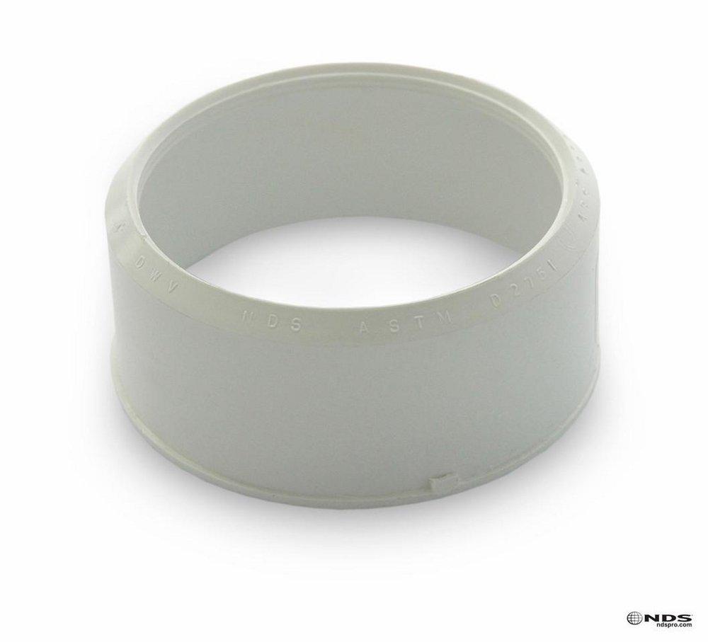 NDS NDS 2P43 Sewer and Drain PVC Adapter 6 Inch DWV X Hub