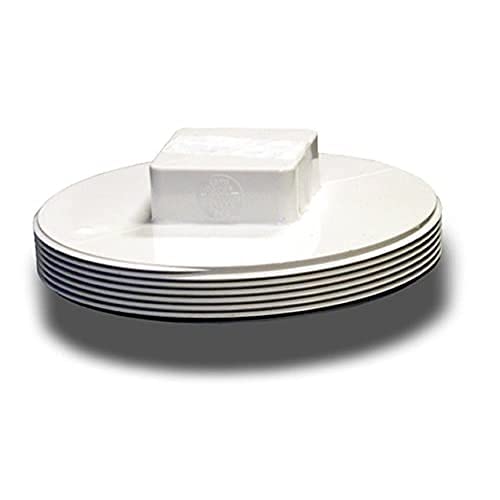 NDS NDS 41P8 PVC Solvent Weld Sewer and Drain Plug - White