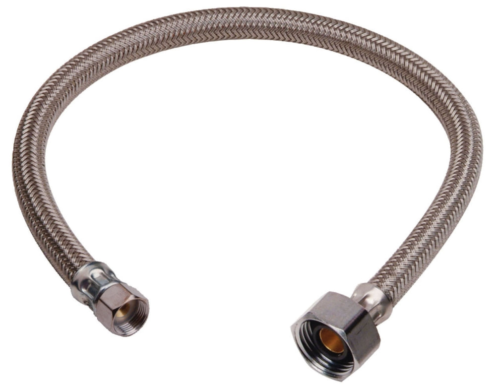 BRASSCRAFT BrassCraft B1-12DLM-F Speedi Plumb Plus Toilet Connector 12 Inch Lead-Free