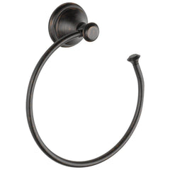 DELTA FAUCET DELTA FAUCET 79746-RB Cassidy Towel Ring Venetian Bronze