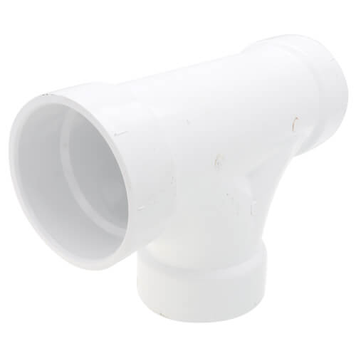 LASCO LASCO D448040 4 Inch PVC DWV Cleanout Tee Straight Two-Way - P448-040