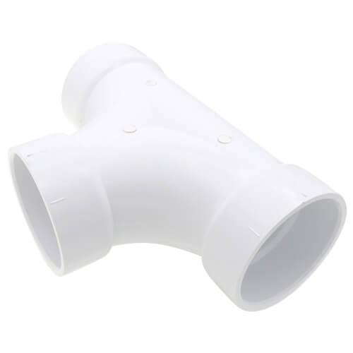LASCO LASCO D448040 4 Inch PVC DWV Cleanout Tee Straight Two-Way - P448-040
