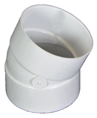 NDS NDS 4P04 4 Inch PVC Solvent Weld Sewer and Drain Elbow