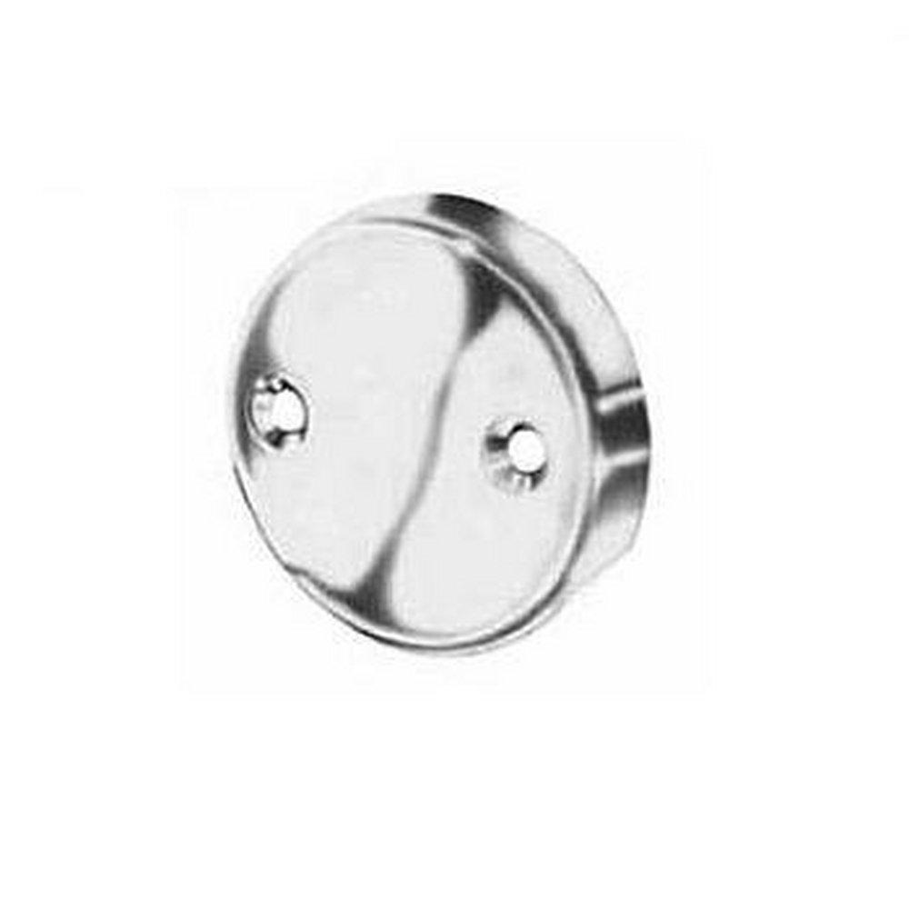 PASCO SPECIALTY Pasco 1160 Overflow Plate Chrome Plated Round 2-Hole