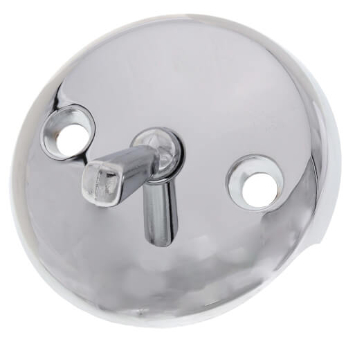 PASCO SPECIALTY Pasco Specialty 1157 Chrome Overflow Plate w/ Trip Lever & Screws 3-1/4 Inch