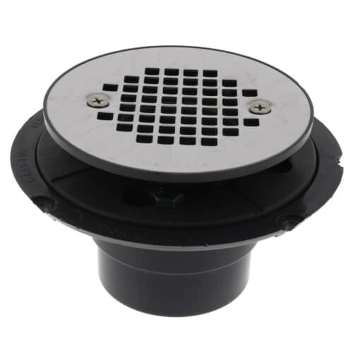 SIOUX CHIEF Sioux Chief 821-2P Shower Pan Drain 2 Inch Solvent Weld Round