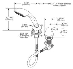 DELTA FAUCET Delta Faucet RP14979-NN-LHP Hand Held Shower 1.75 GPM Brilliance Pearl Nickel