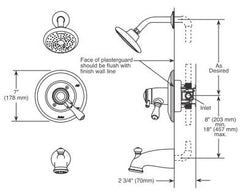 DELTA FAUCET Delta Faucet T17T278-SS Shower Trim Kit with Thermostatic Valve Control in Brilliance Stainless