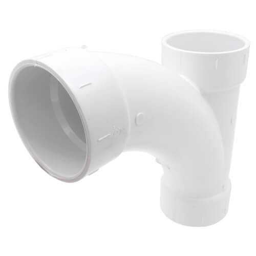LASCO LASCO D501030 3 Inch PVC DWV Wye and 45-Degree Elbow Combo Replacement P501-030
