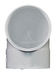 NDS 8P02 8 Inch Solvent Weld White PVC Sewer and Drain Elbow