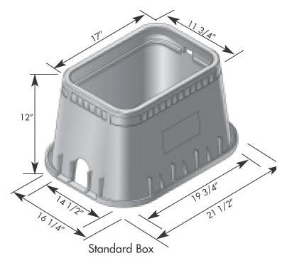 NDS NDS D1200-DIRB Meter Box Black Polyolefin 14x19 Inches Replacement D1200-DIRB