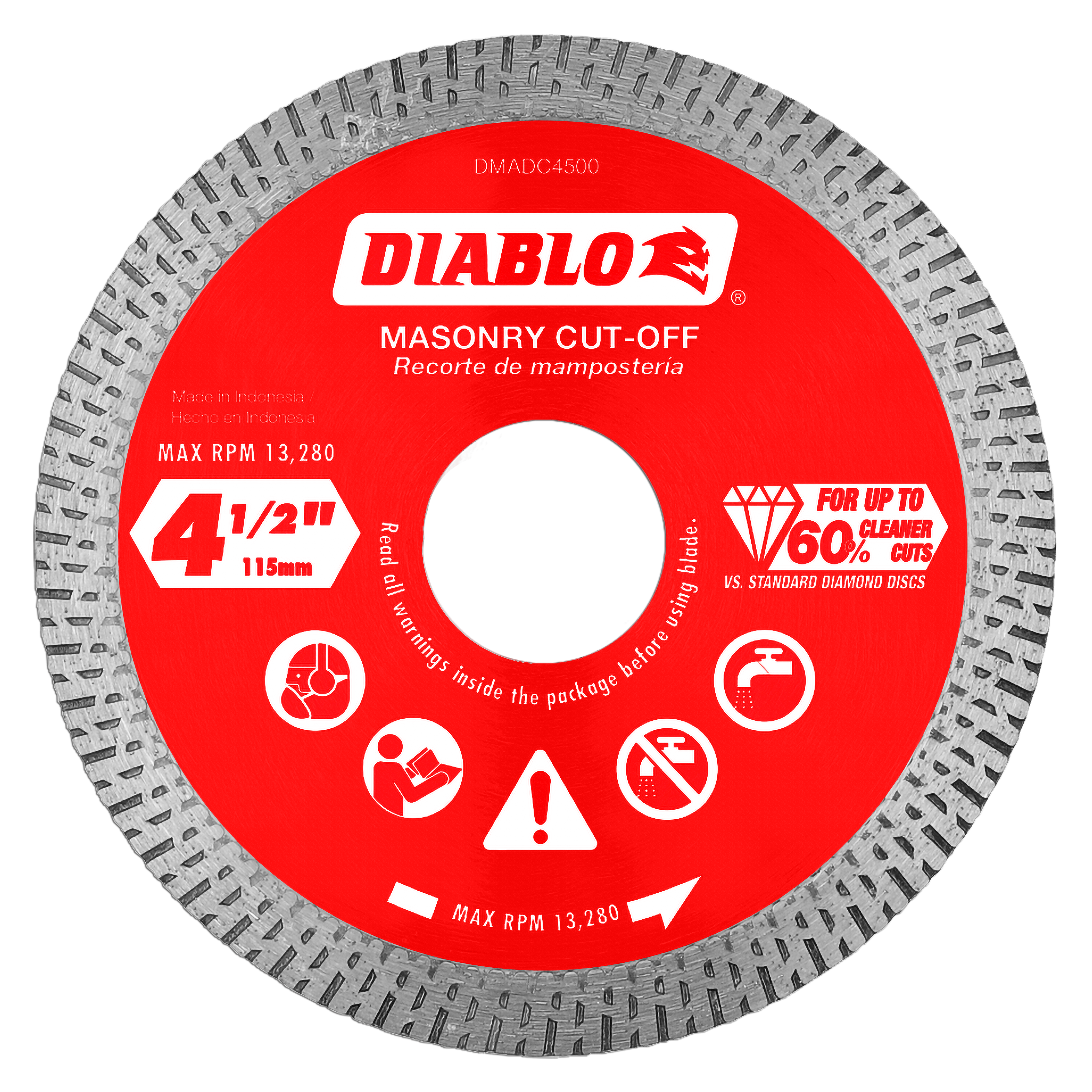 DIABLO DMADC0450 CUT-OFF SAWS & DISCS
