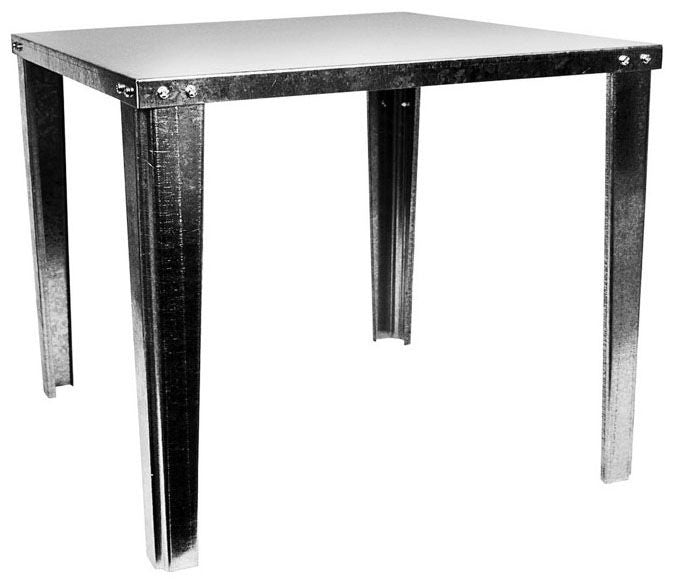 OATEY Oatey 34057 Water Heater Stand 18 Gauge Galvanized Steel Square 21 in x 21 in x 18 in