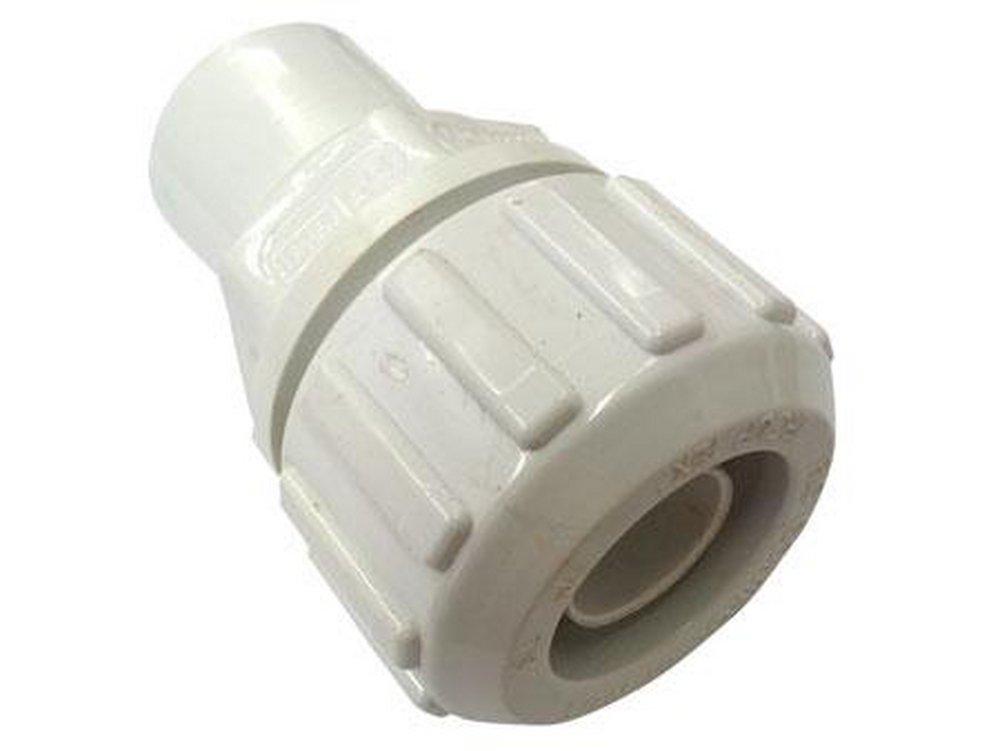 NDS NDS 733-07 Flo-Lock 700 Series 3/4 Inch IPS Spigot x CTS Straight SDR 9 White PVC Adapter