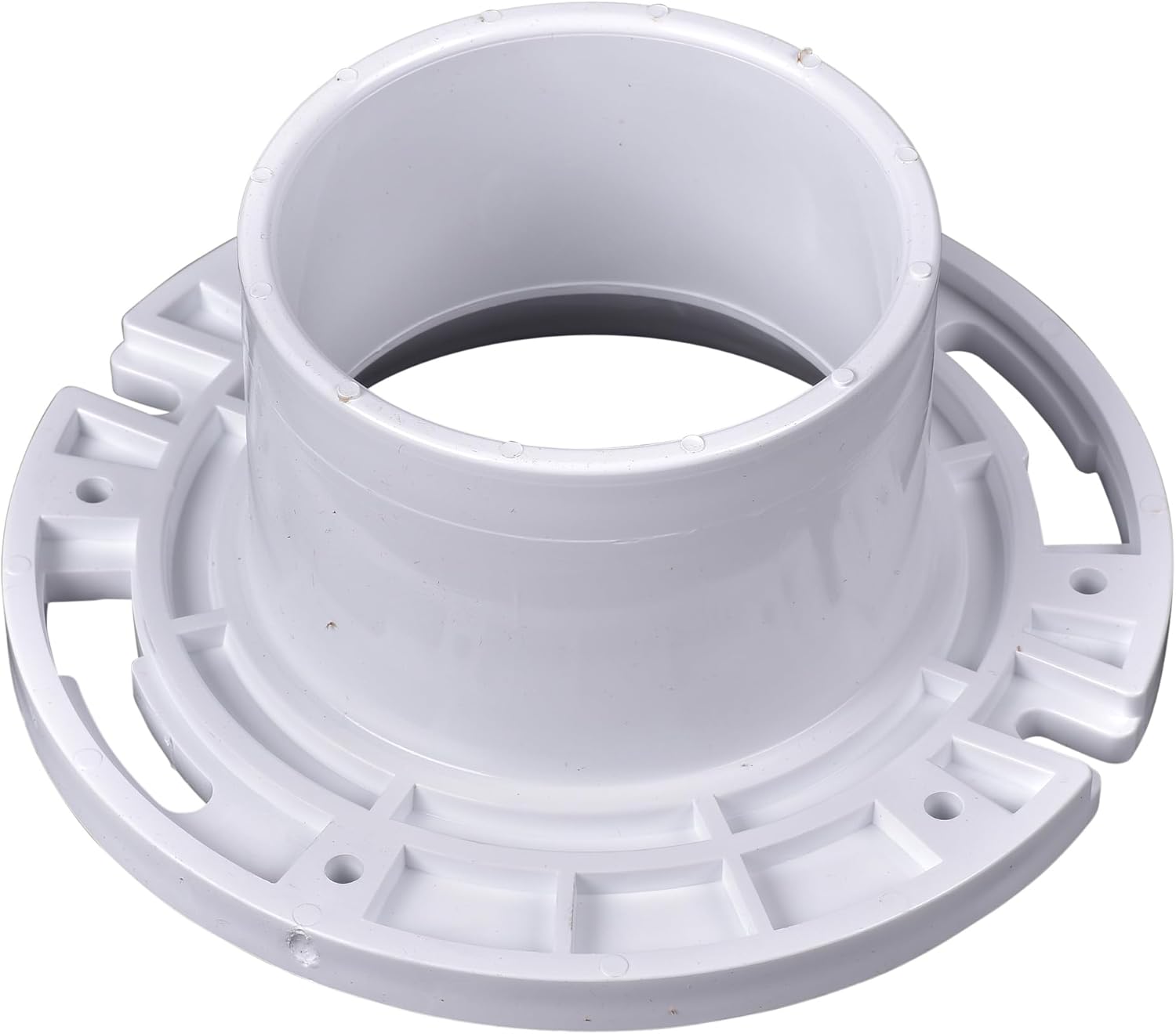 OATEY Oatey 43525 3 in. or 4 in. PVC Long Pattern Closet Flange with Plastic Ring without Test Cap