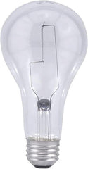 LEDVANCE LEDVANCE 15476 SYLVANIA Incandescent 200W A21 Utility Light Bulb Medium Base - Clear, Soft White