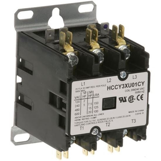 CLEVELAND Cleveland KE603902-2 Contactor 240 VAC Coil (3.95 x 3.30 x 2.55 in) CLEKE603902-2