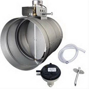 BROAN-NUTONE Broan MD6TU 6 Inch Universal Automatic Make-Up Air Damper with Pressure Sensor Kit