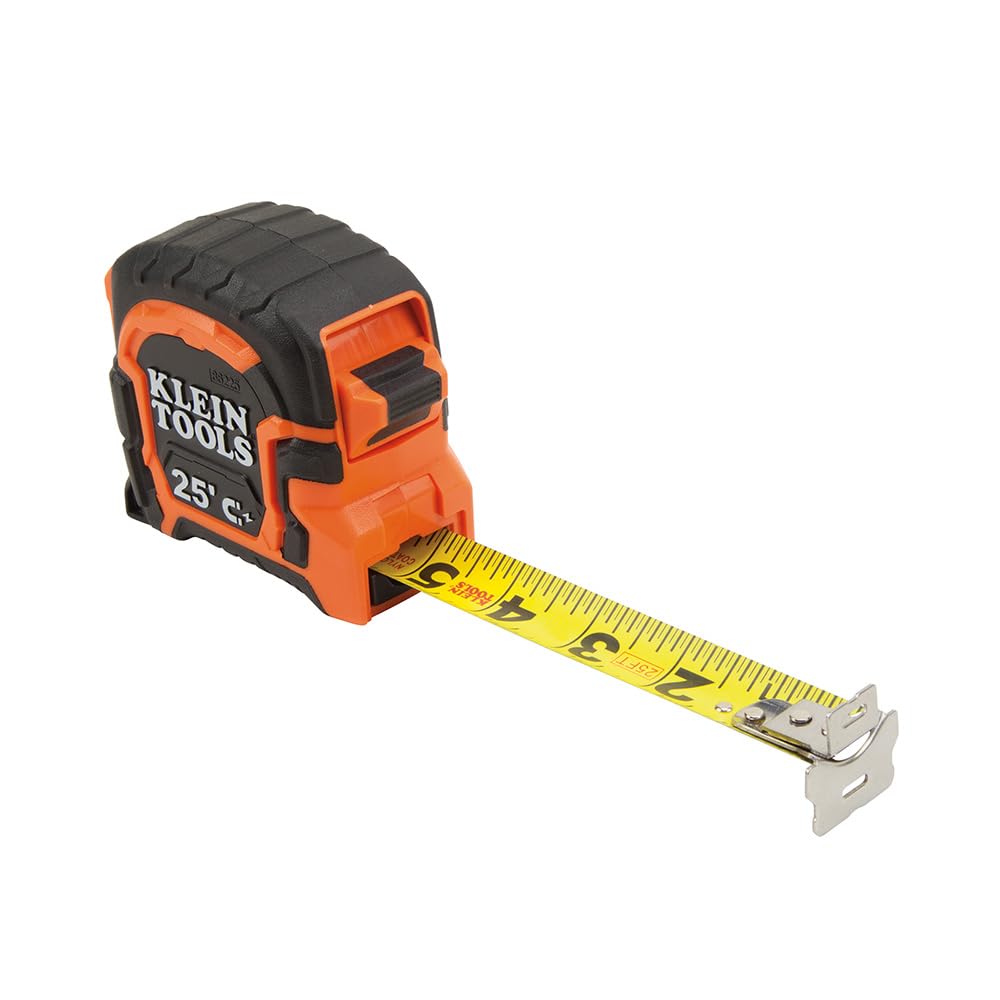 DAIKIN Klein Tools 86225 Tape Measure 25-Foot Magnetic Double-Hook