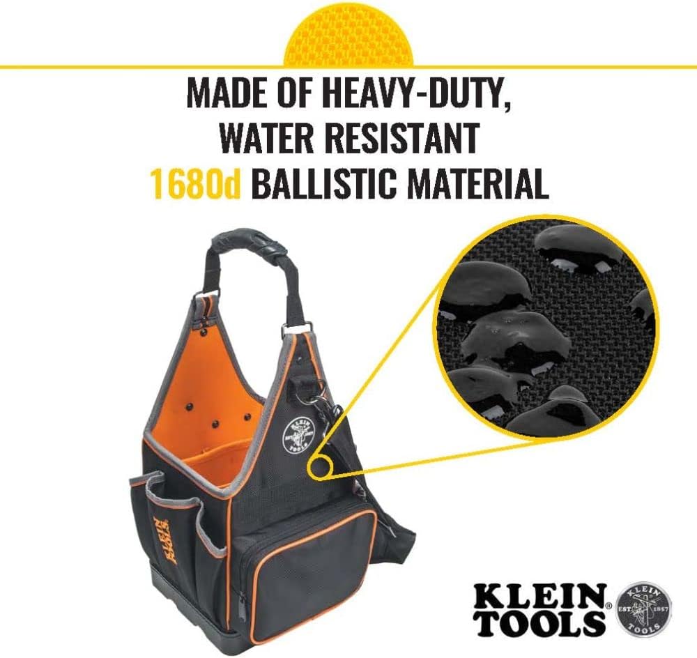 KLEIN TOOLS Klein Tools 554158-14 Tradesman Pro Organizer 8-Inch Tote Electrician's Tool Bag