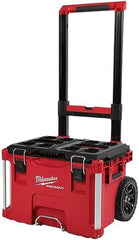 MILWAUKEE Milwaukee 48-22-8426 Packout Rolling Tool Box, 250 lb Capacity, Red