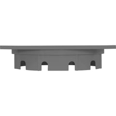 CUSTOM MOLDED PRODUCTS Custom Molded Products 25538-901-000 Square Skimmer Cover & Collar Assembly Gray