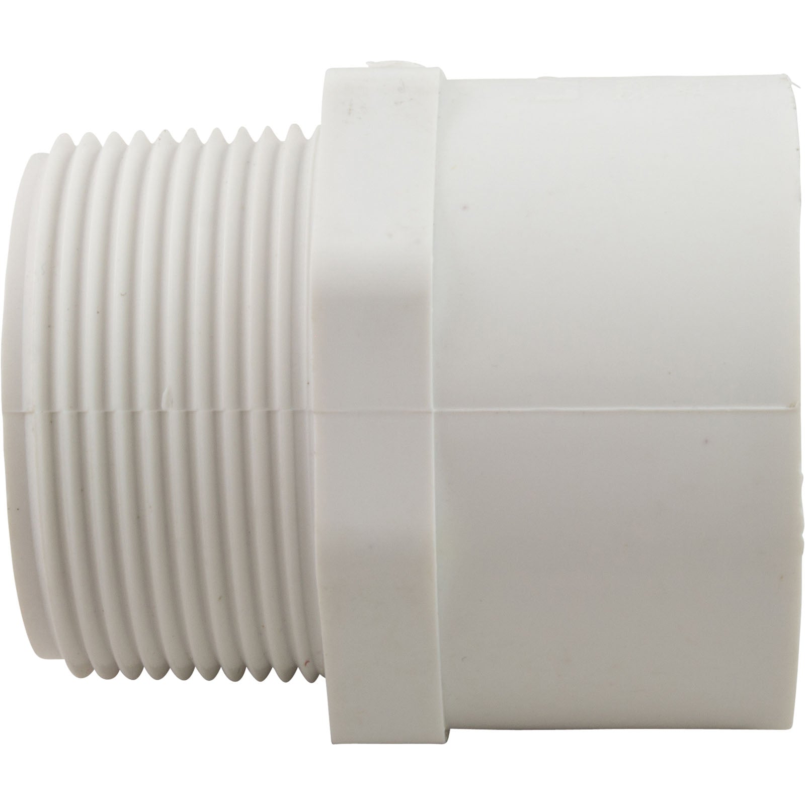 LASCO LASCO 436-015 PVC Male Adapter 1-1/2 Inch Slip x 1-1/2 Inch MPT White