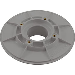 AQUASTAR POOL PRODUCTS AquaStar Pool Products 620T15S103 Wall Fitting Sumpless Bulkhead Light Gray 6 Inch Round 2 Inch MPT x 1.5 Inch Slip Socket