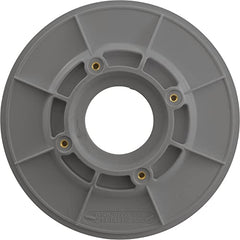 AQUASTAR POOL PRODUCTS AquaStar Pool Products 620T15S103 Wall Fitting Sumpless Bulkhead Light Gray 6 Inch Round 2 Inch MPT x 1.5 Inch Slip Socket