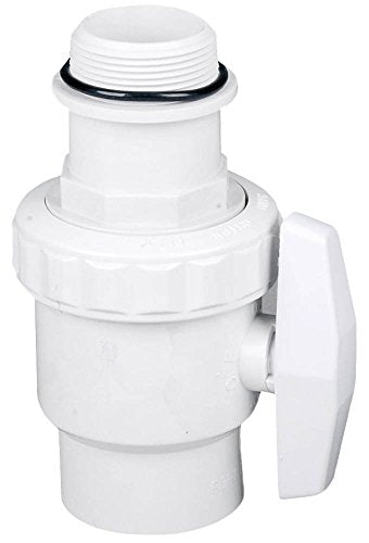 CUSTOM MOLDED PRODUCTS Custom Molded Products 25802-651-000 Two-Way Ball Valve with Union, 1.5 Inch FPT x 1.5 Inch MPT