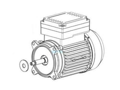 HAYWARD Hayward SPX2607Z1MTG Motor 1.0 HP TEFC