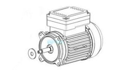 HAYWARD Hayward SPX2607Z1MTG Motor 1.0 HP TEFC