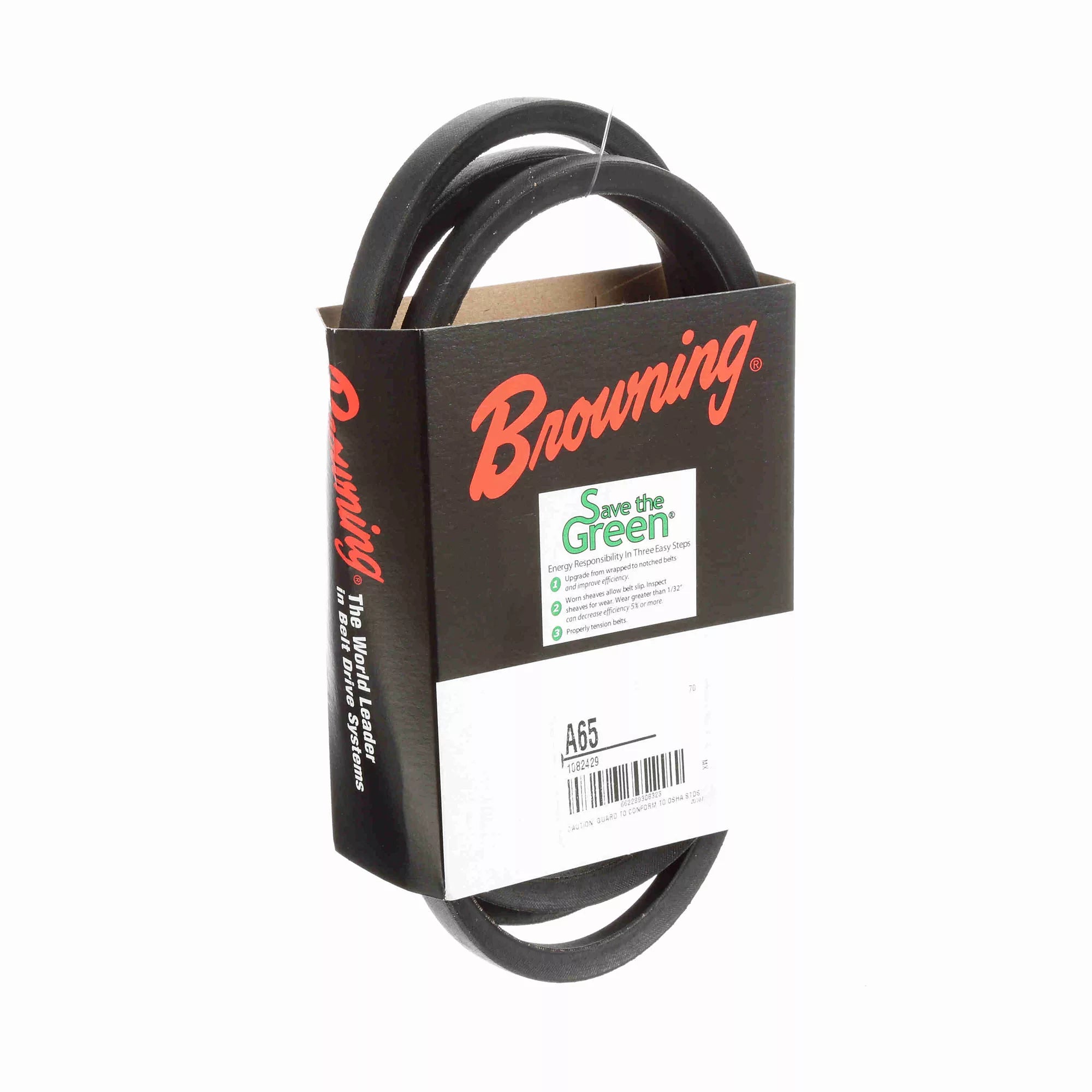 BROWNING Browning 1082429 A65 Gripbelt V-Belt Standard V-Belt A65