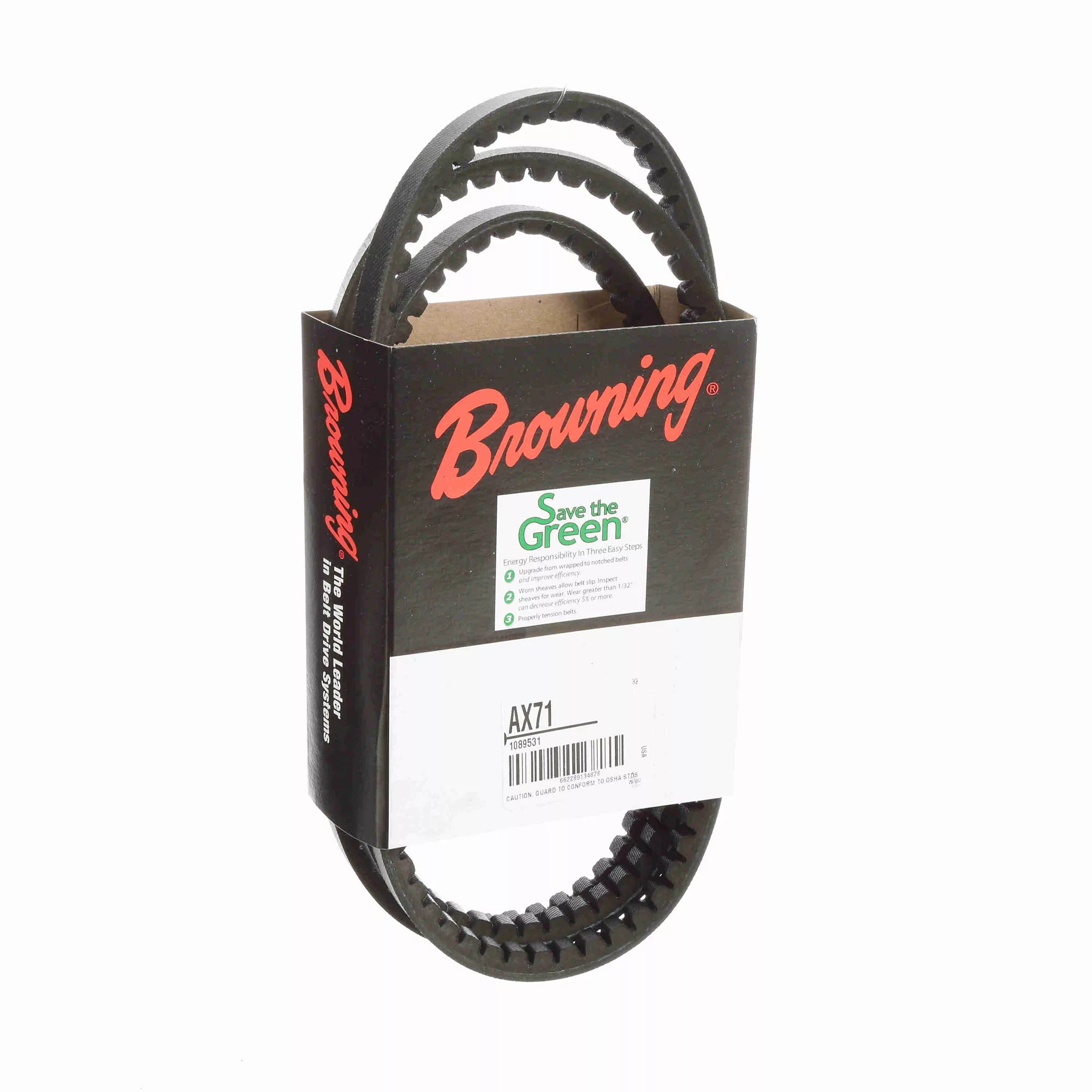 BROWNING Browning 1089531 AX71 Gripnotch V-Belt