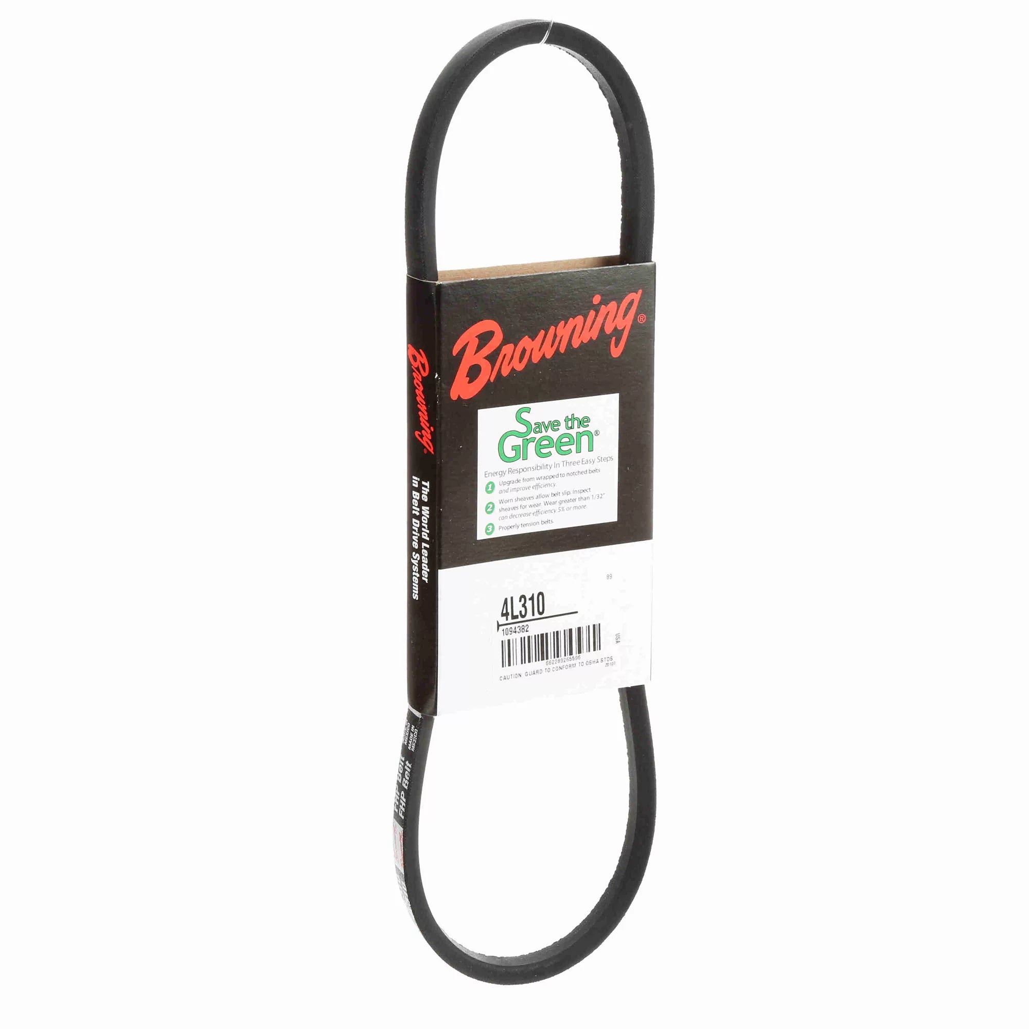 BROWNING Browning 1094382 Browning V-Belt 4L310 31 inches Replacement 3L310